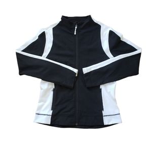 Women's Lululemon White and Black Jacket - Small